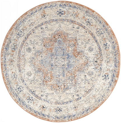 Nourison Home Nourison Essentials Persian NRE07 Beige Blue Traditional Power-loomed Rug