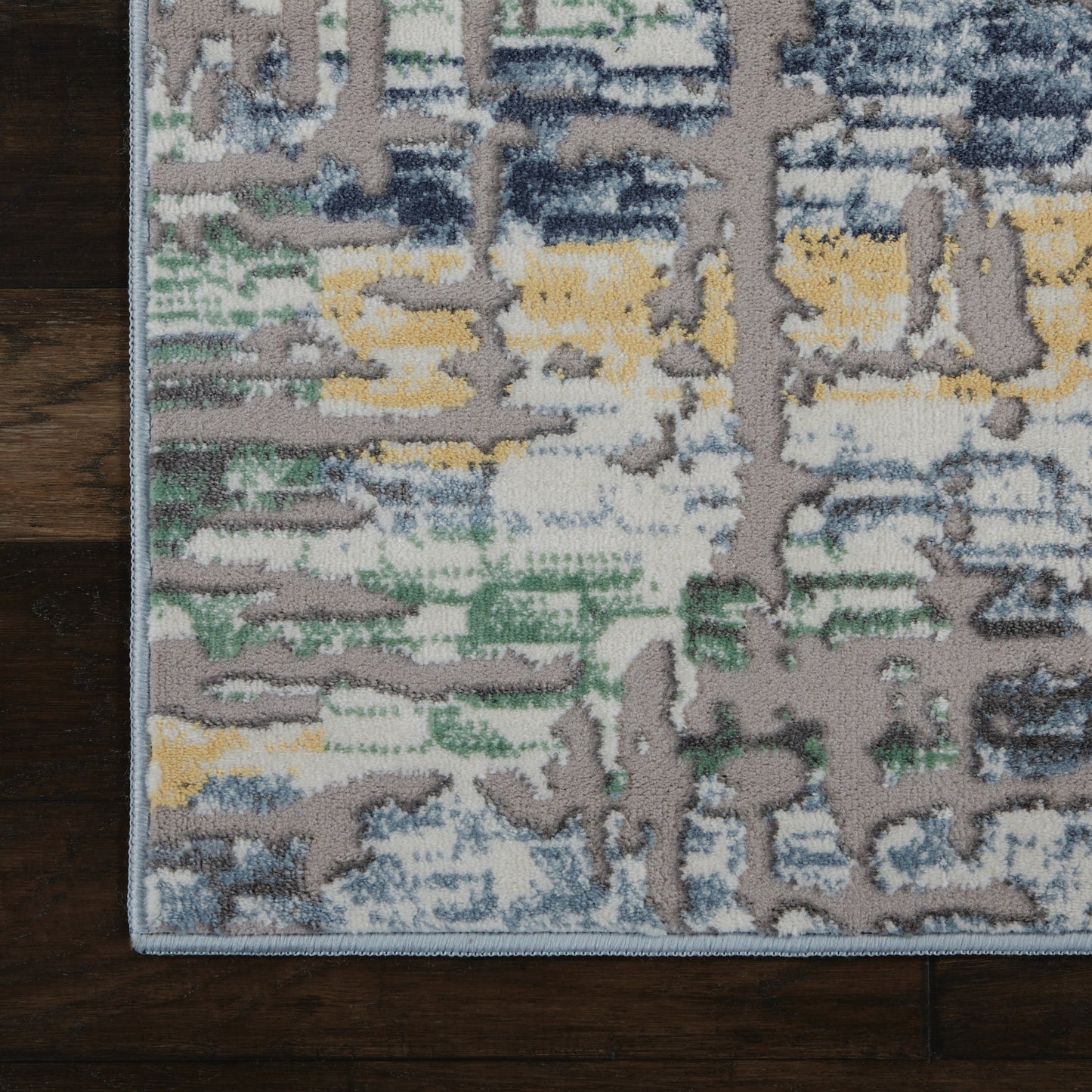 Nourison Home Urban Chic  Grey Multicolor  Contemporary