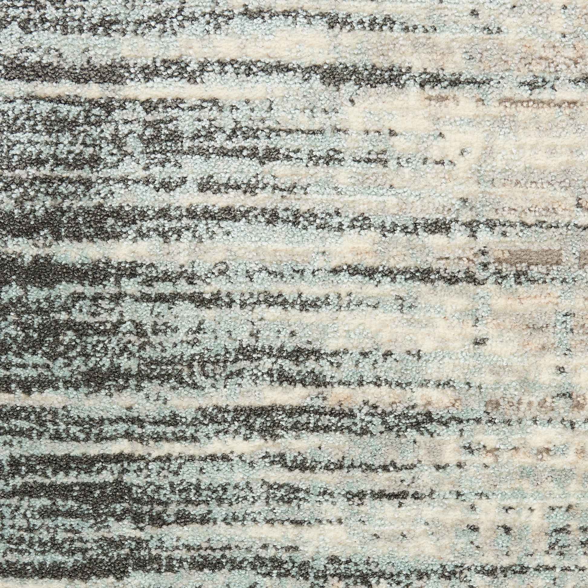 Nourison Home Marmara  Teal Grey  Contemporary