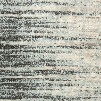 Nourison Home Marmara  Teal Grey  Contemporary