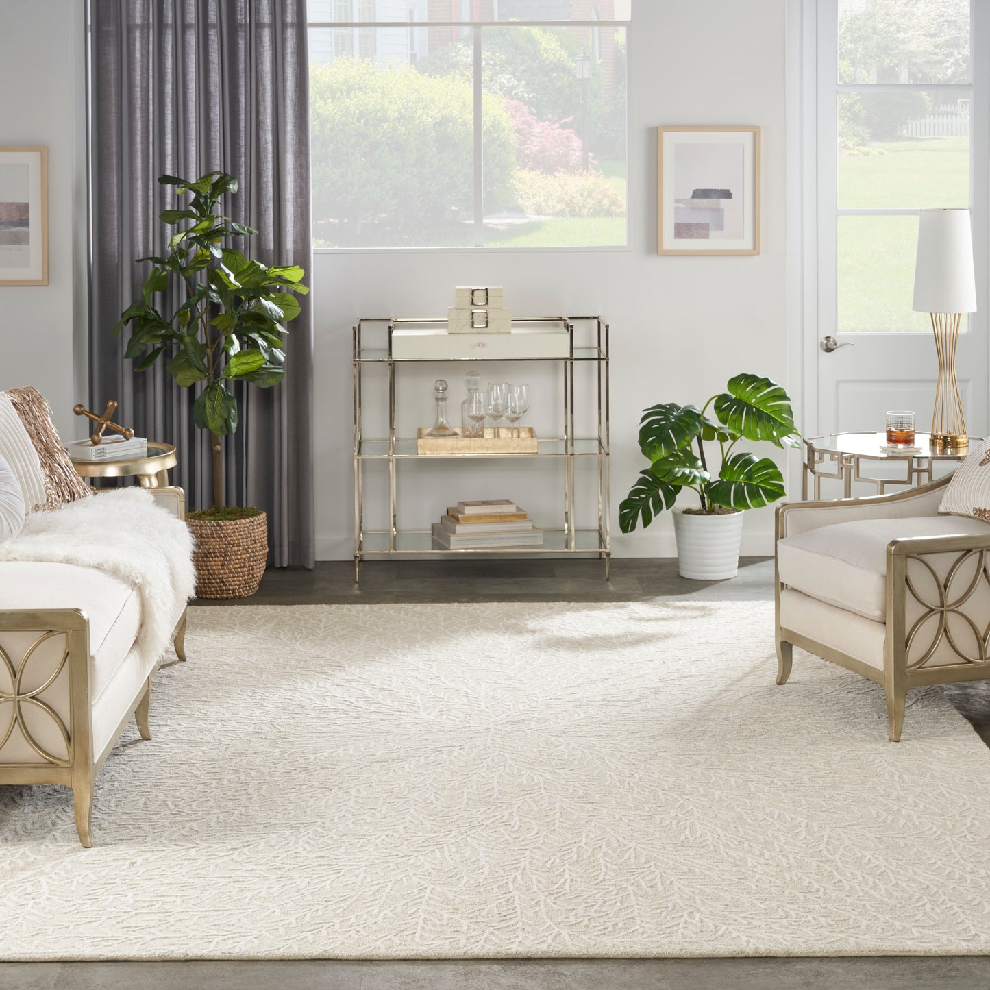 Michael Amini Ma30 Star  Ivory  Contemporary