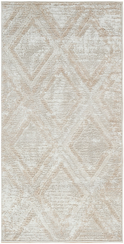 Nourison Home Dekor DEK05 Ivory Beige Contemporary Machine Woven Rug