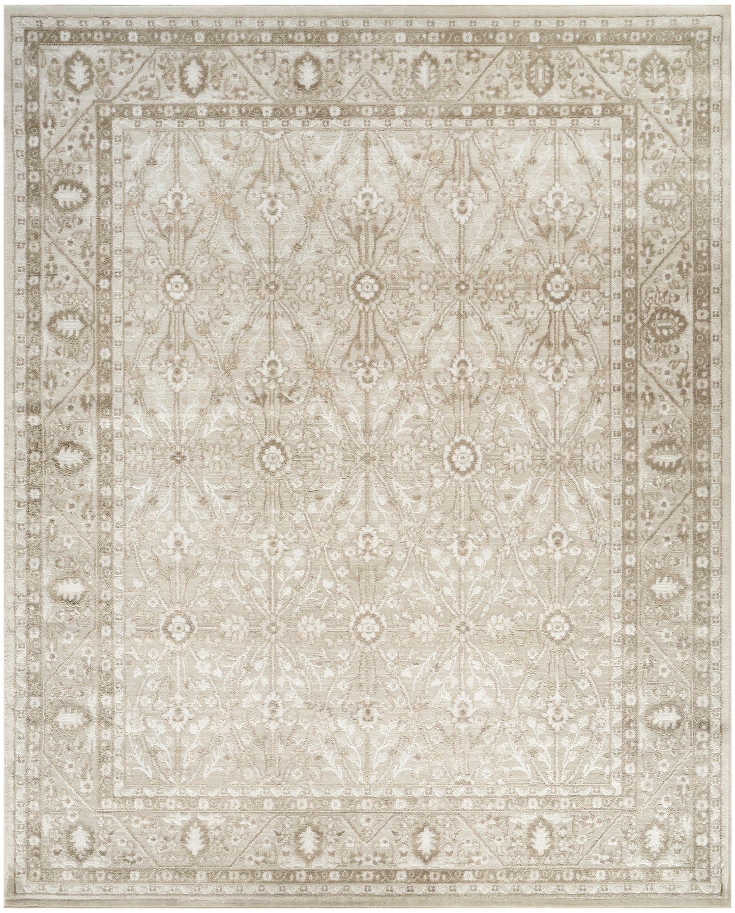 Nourison Home Dekor  Ivory Taupe  Traditional