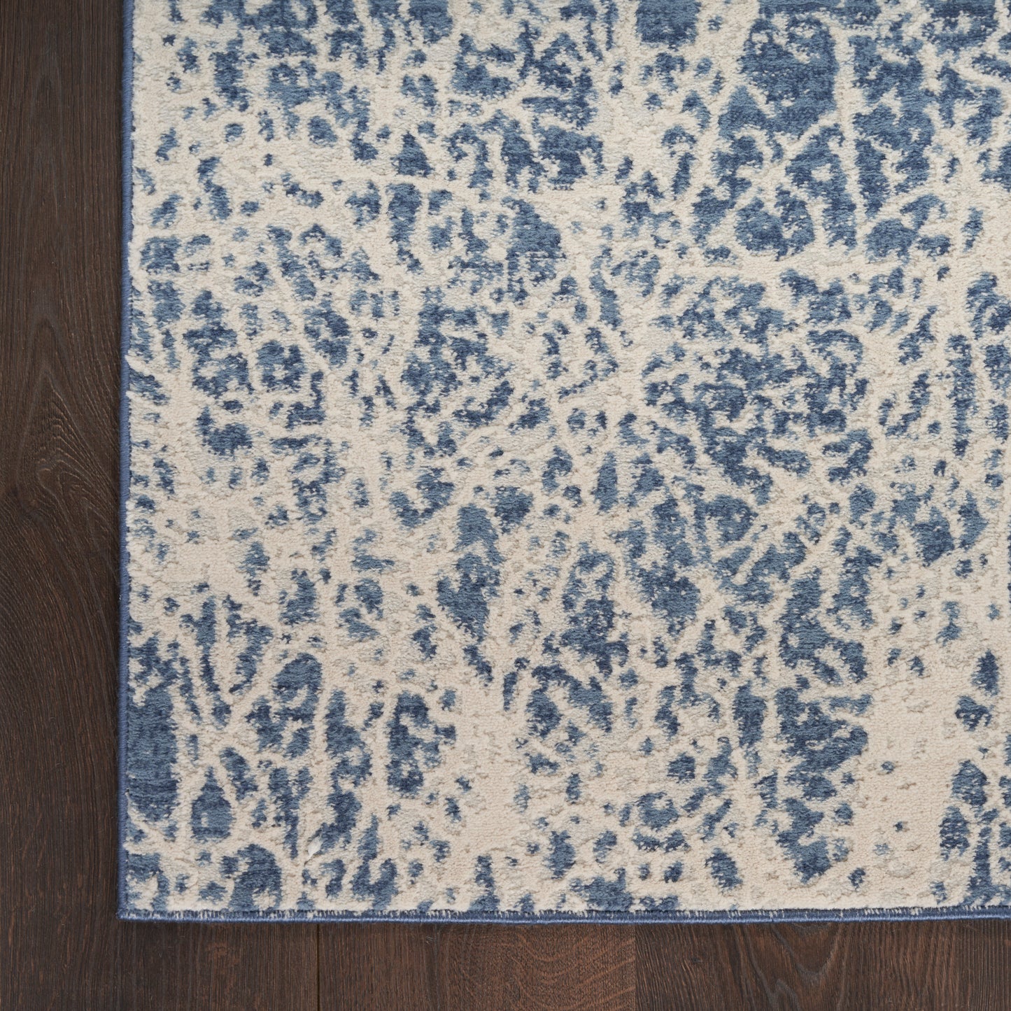 Nourison Home Exhale  Navy Ivory  Contemporary