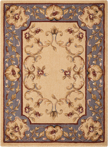 Nourison Home Ashton House AS30 Beige Traditional Loom-woven Rug