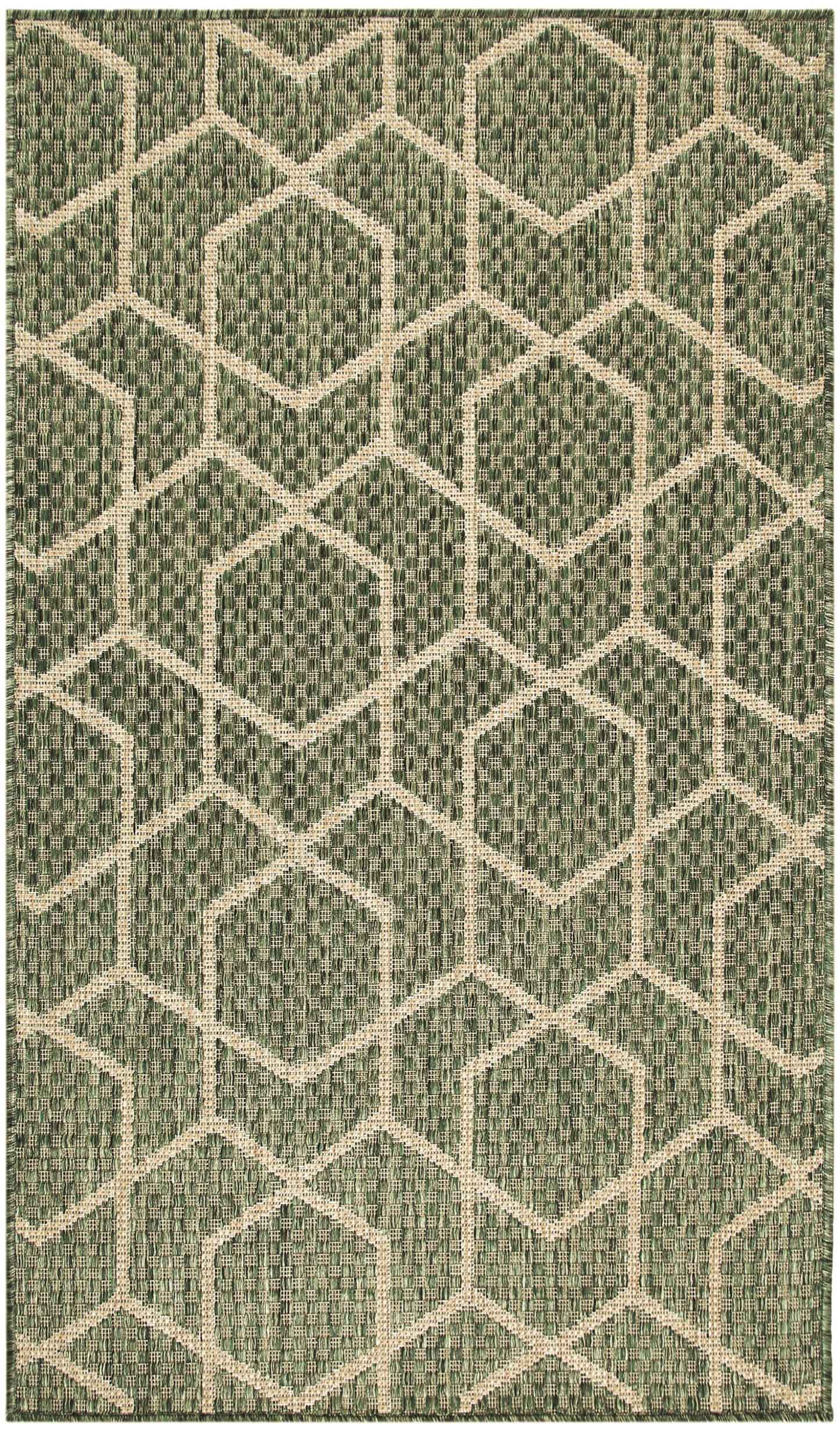 Nourison Home Horizon Indoor/Outdoor HOZ01 Green Contemporary Power-loomed Rug