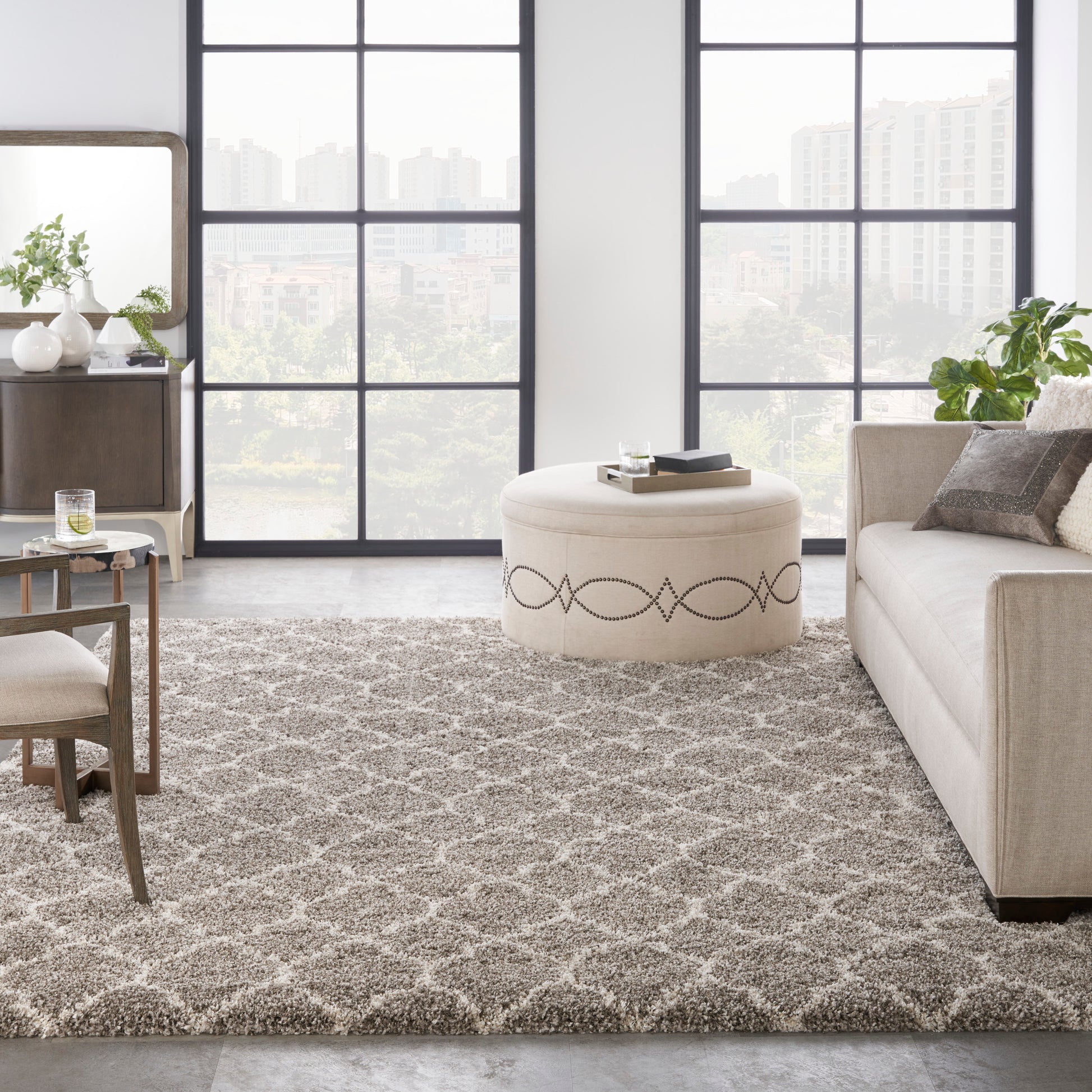 Nourison Home Amore  Stone  Contemporary