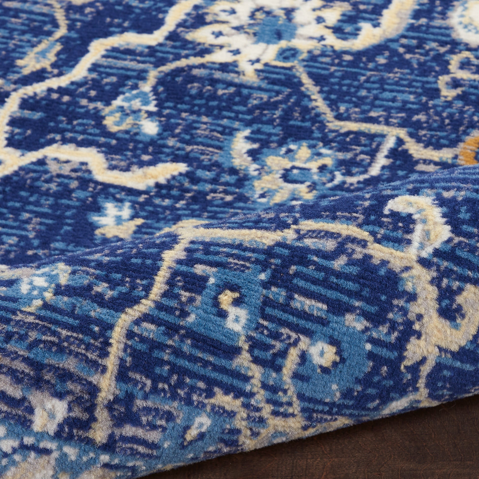 Nourison Home Grafix  Navy  Transitional