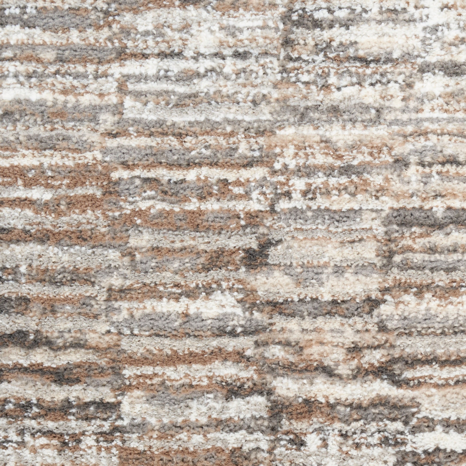 Nourison Home Sustainable Trends  Ivory Mocha  Contemporary