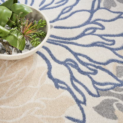 Nourison Home Passion  Ivory Grey Blue  Contemporary