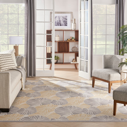 Waverly Sun N Shade  Grey  Contemporary