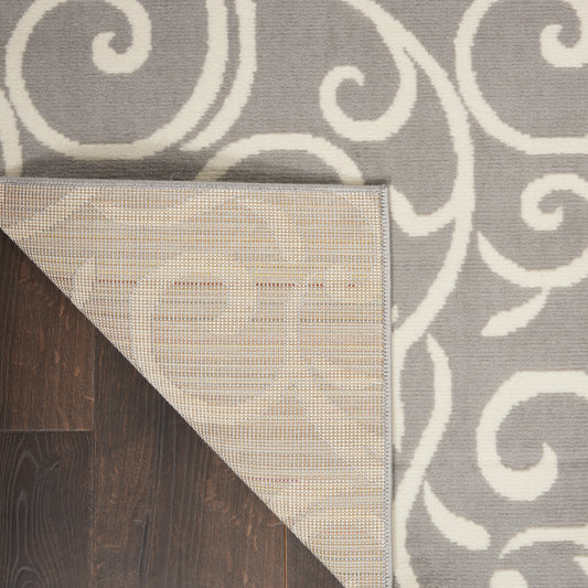 Nourison Home Grafix  Grey  Contemporary