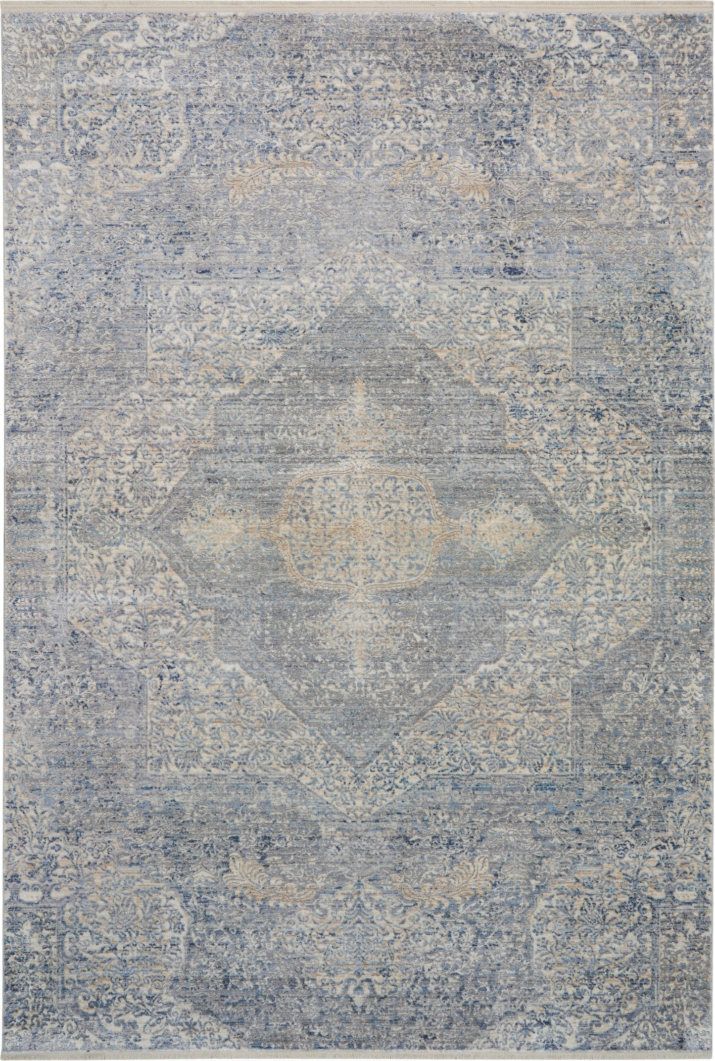 Nourison Home Lustrous Weave  Blue Grey  
