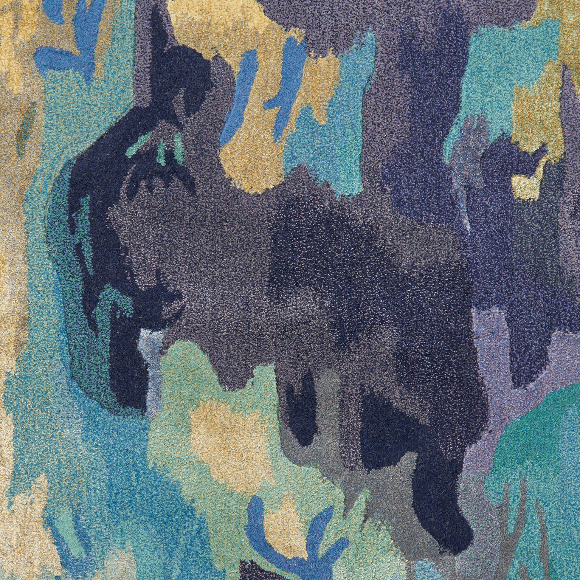 Nourison Home Prismatic  Silver Blue  Contemporary