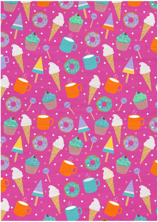 Nourison Home Imagination  Pink Multicolor  Contemporary