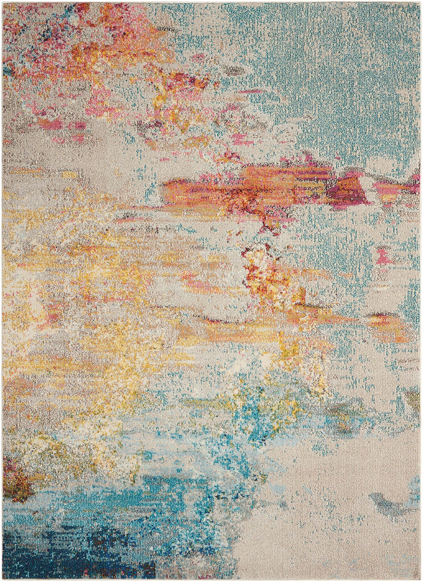 Nourison Home Celestial CES02 Sealife Contemporary Power-loomed Rugs