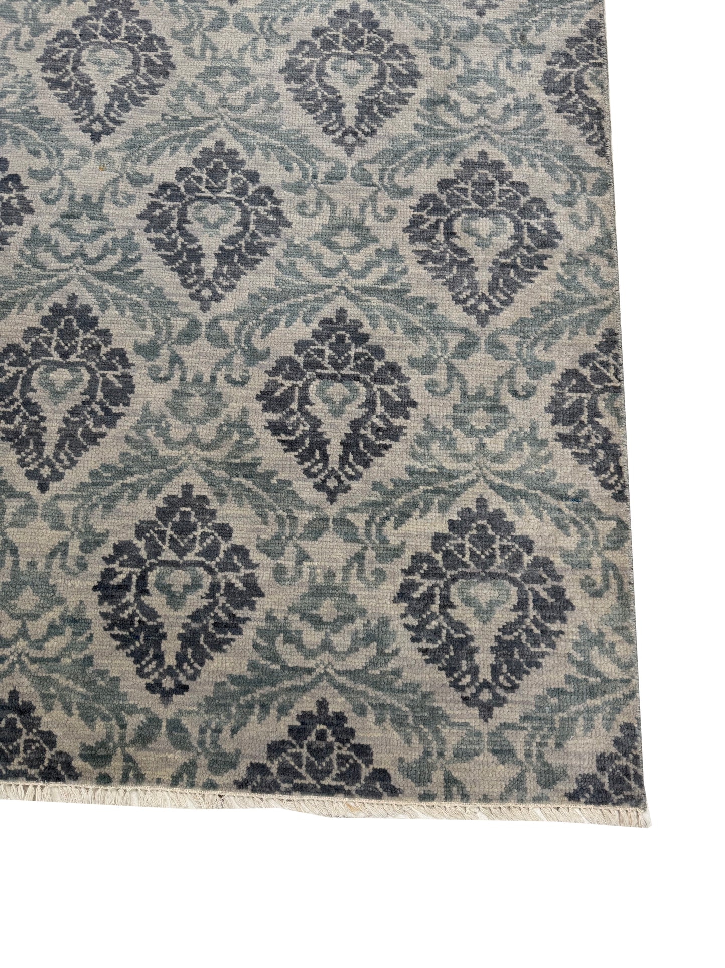 Artisan Samara Silver Grey Transitional Knotted Rug