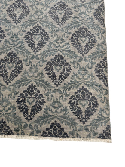 Artisan Samara Silver Grey Transitional Knotted Rug