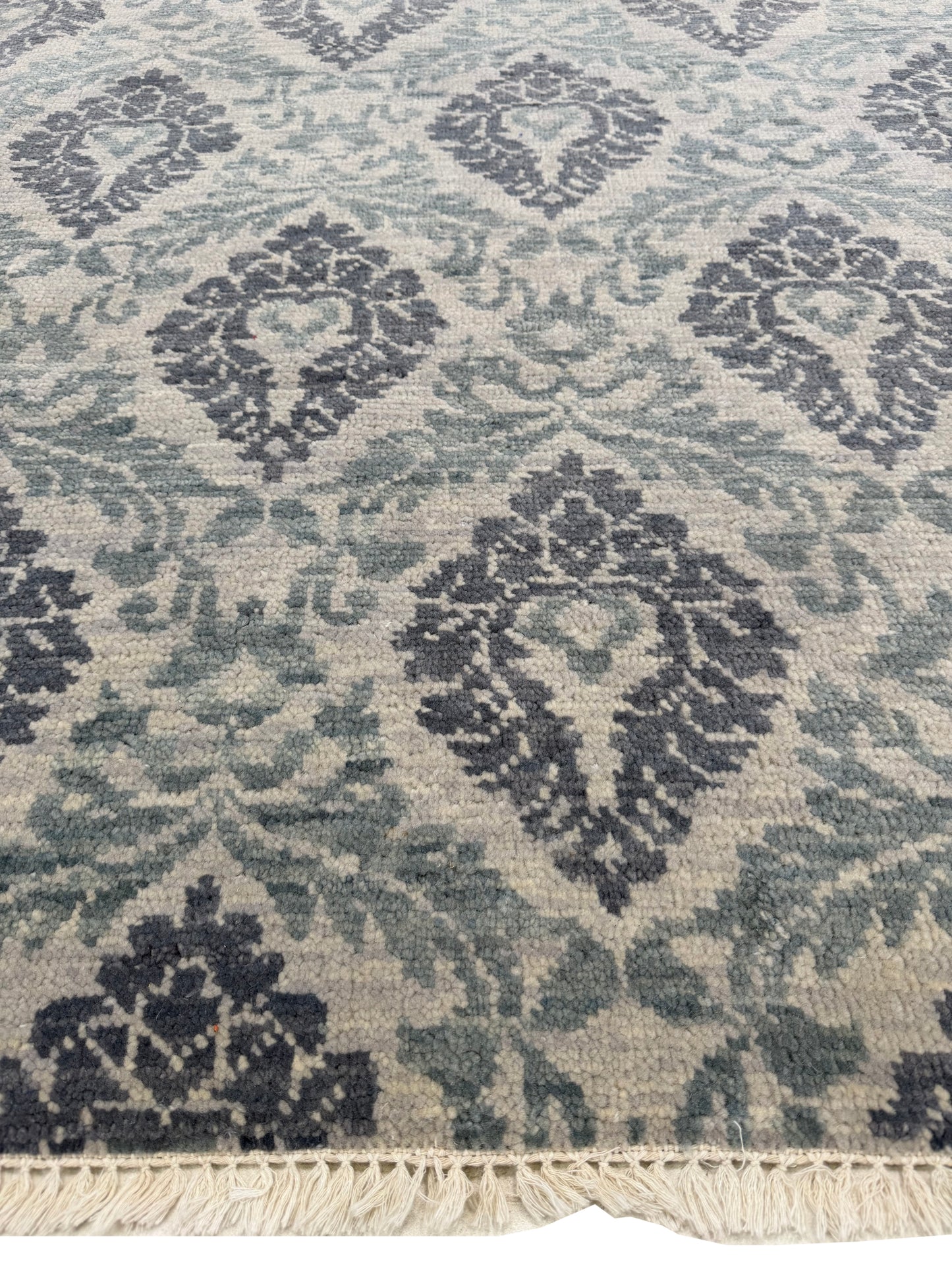 Artisan Samara Silver Grey Transitional Knotted Rug
