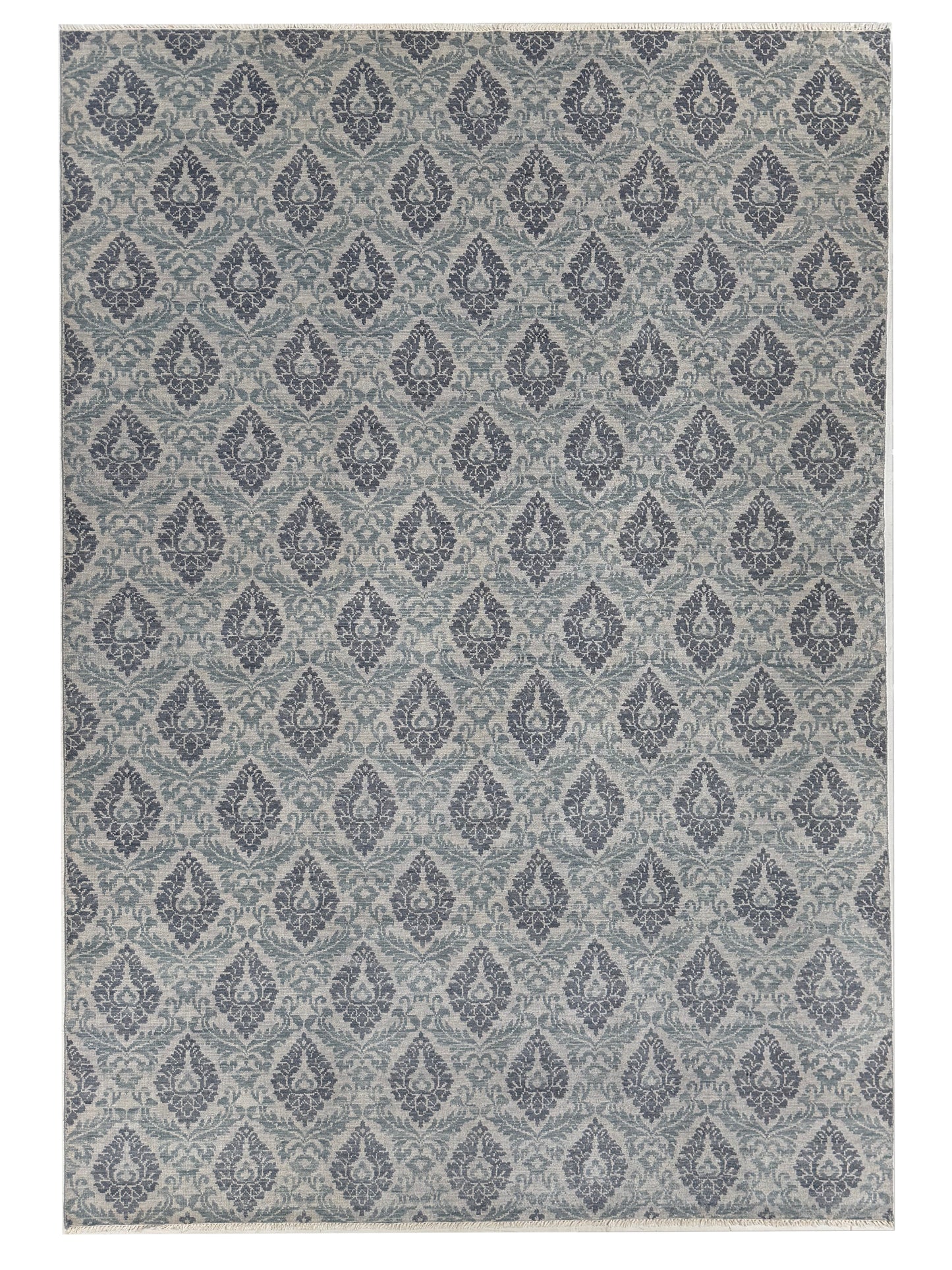 Artisan Samara Silver Grey Transitional Knotted Rug