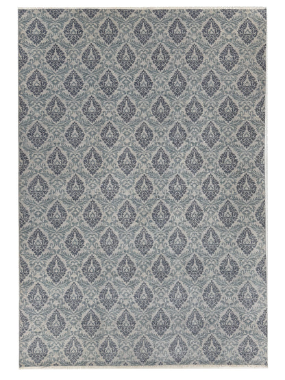 Artisan Samara Silver Grey Transitional Knotted Rug