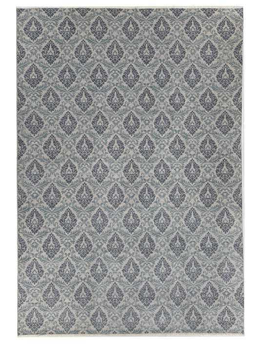 Artisan Samara Silver Grey Transitional Knotted Rug