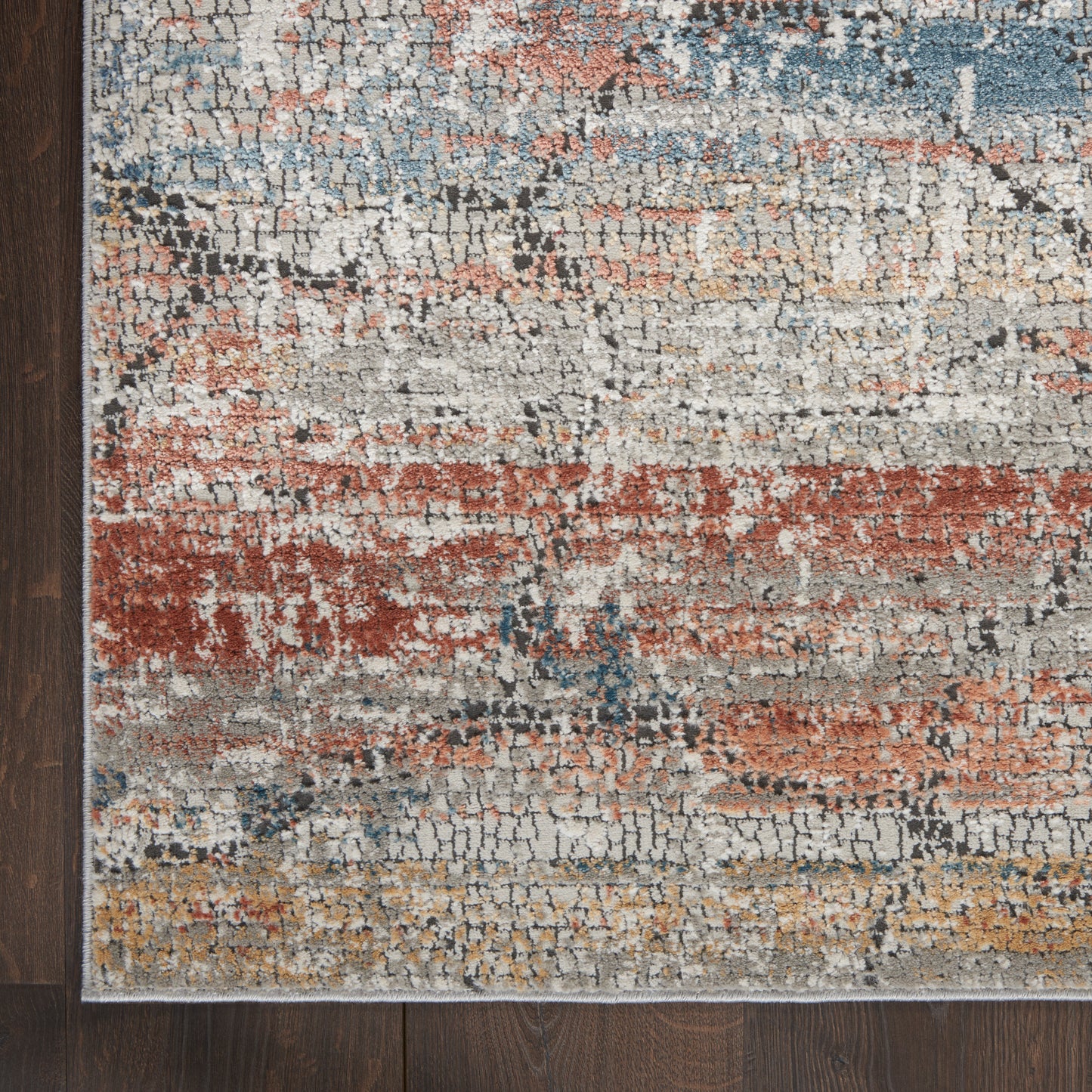Nourison Home Rustic Textures  Multicolor  Contemporary