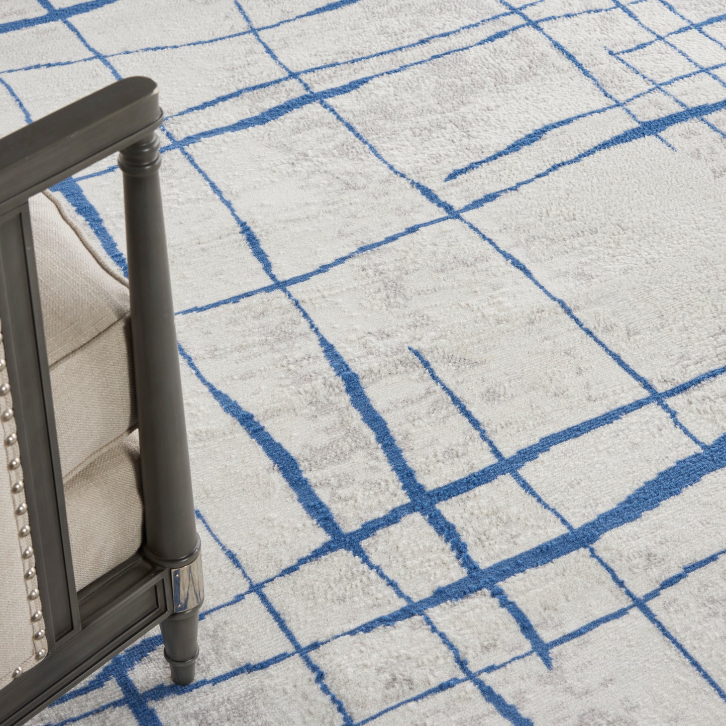 Nourison Home Whimsicle  Ivory Blue  Contemporary