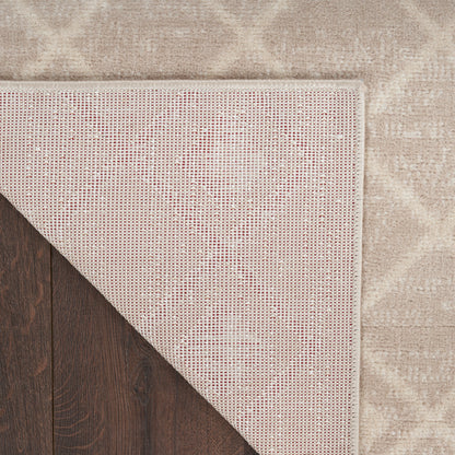 Nourison Home Grafix  Beige  Transitional