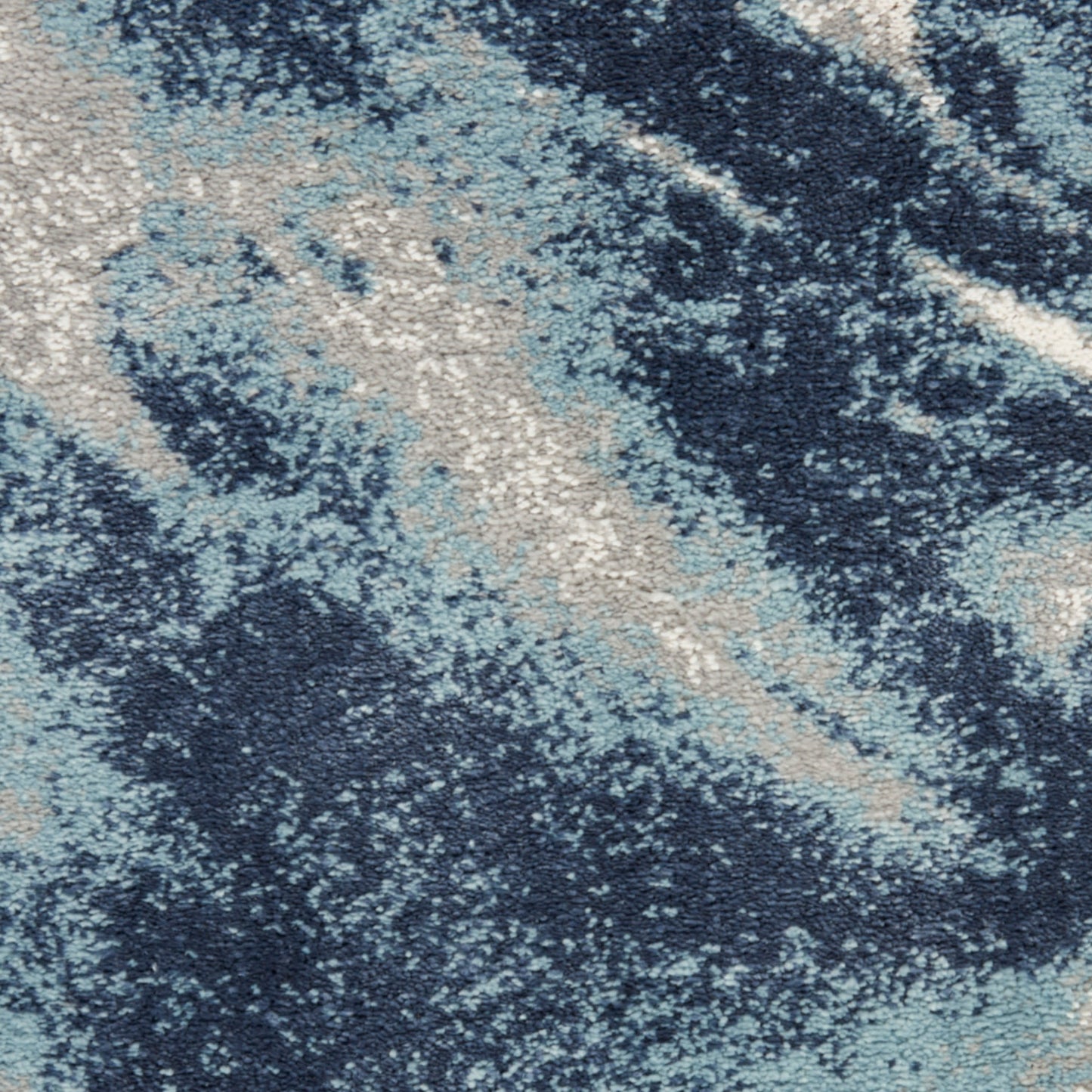 Nourison Home American Manor  Blue Ivory  Contemporary