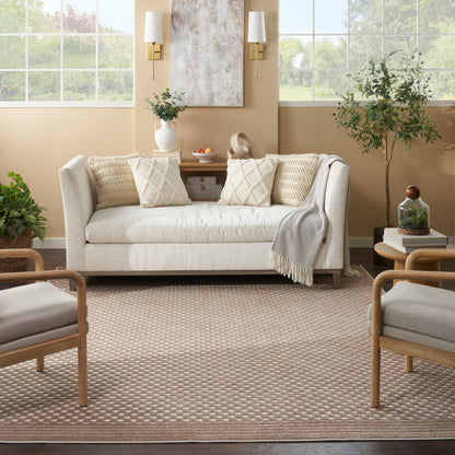 Nourison Home Care Free  Brown  Contemporary