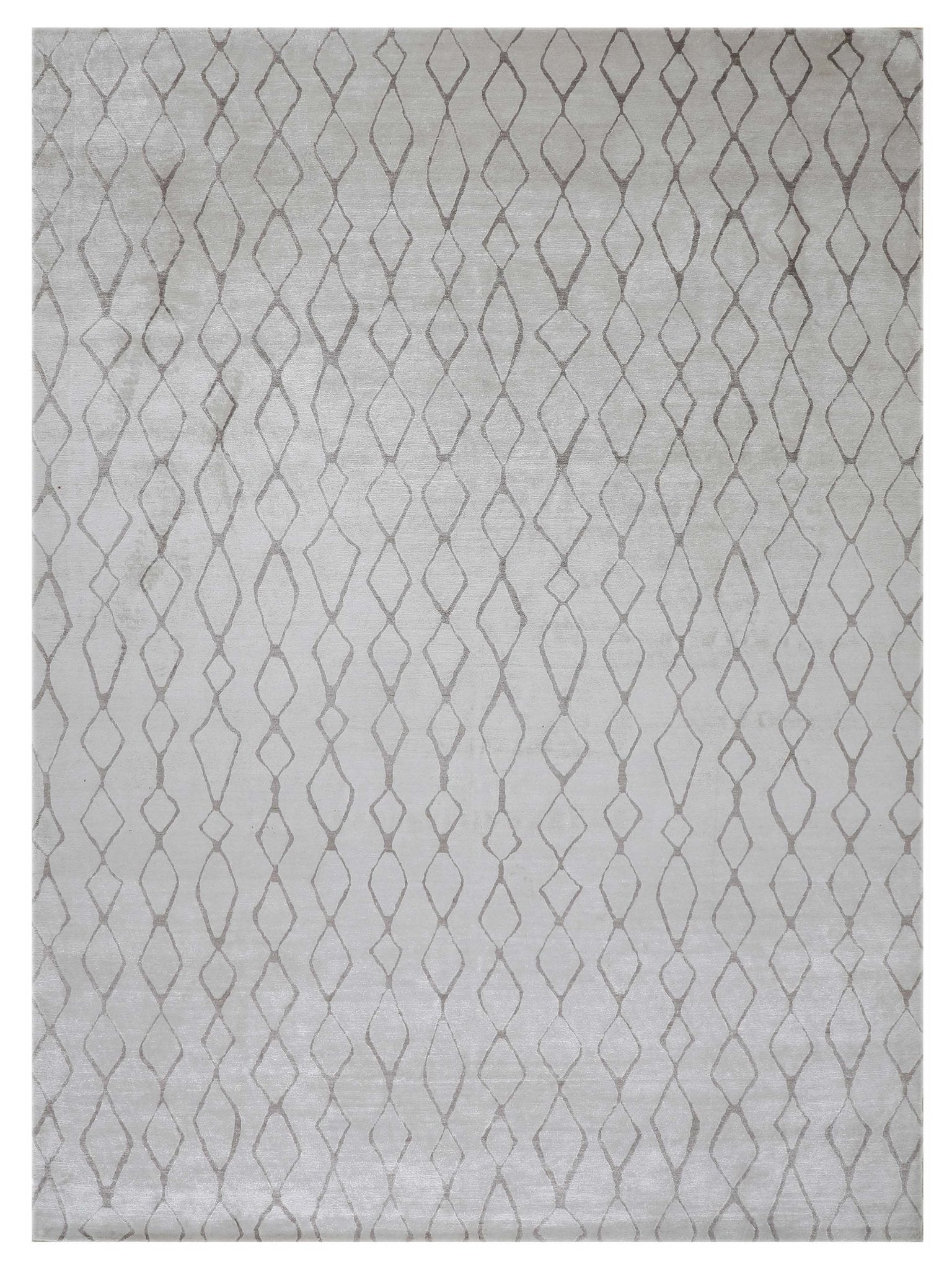 Contemporary Ivory Handknotted Wool Rug – Atlanta Designer Rugs