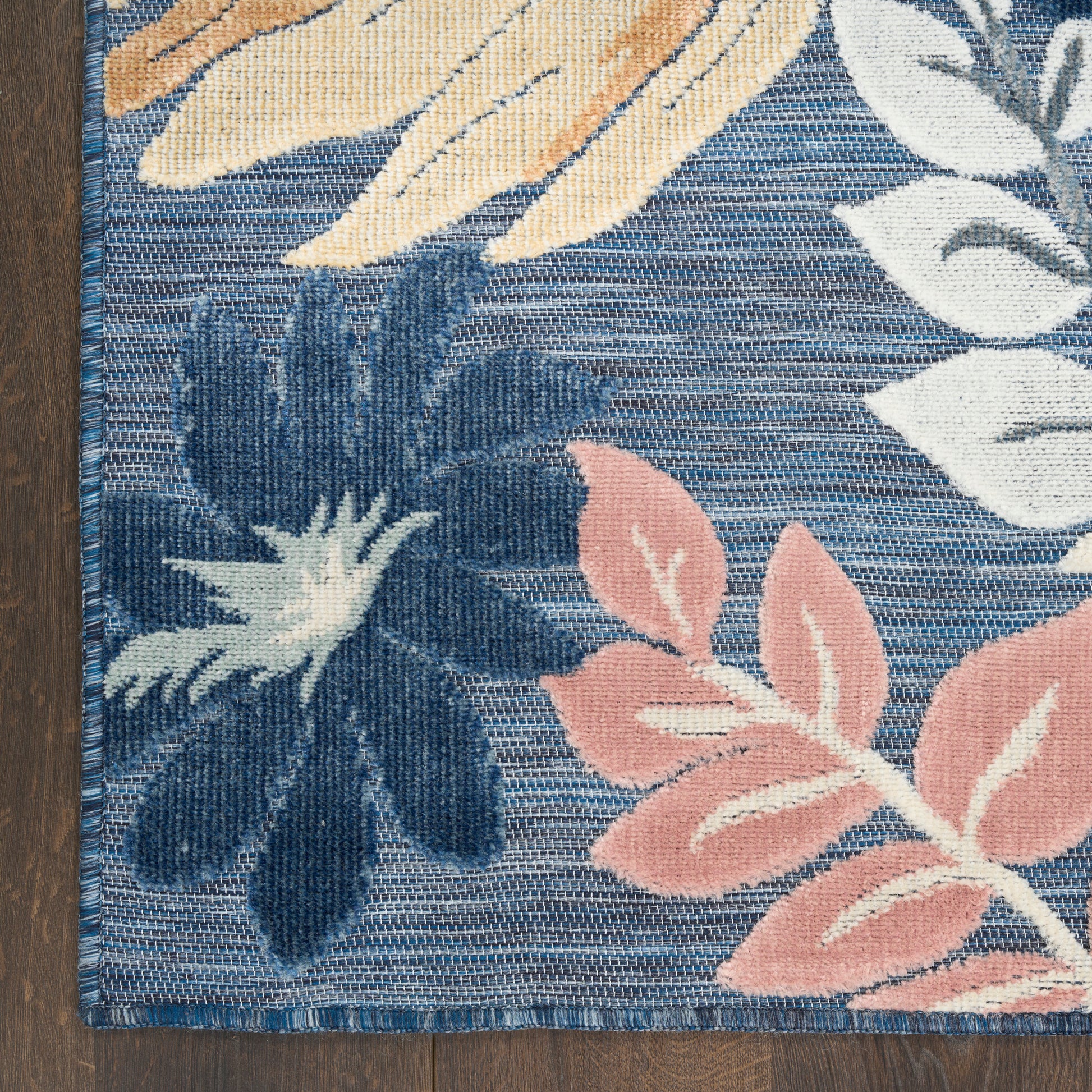 Nourison Home Suncoast  Denim Multicolor  Contemporary