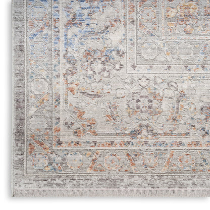 Nourison Home Elegant Heirlooms  Ivory Blue  Traditional