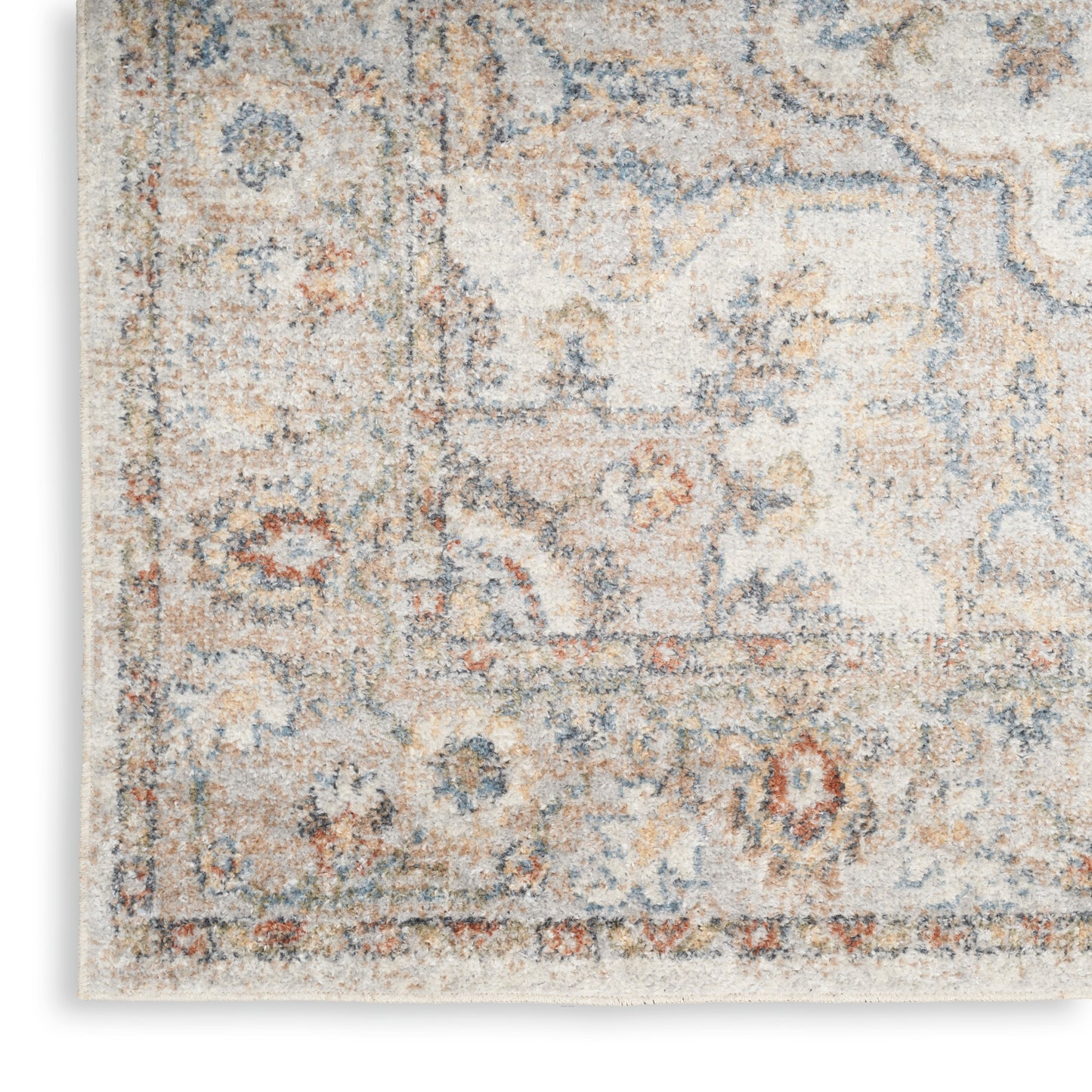 Nourison Home Astra Machine Washable  Ivory Green  Traditional