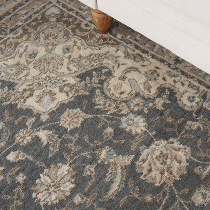 Nourison Home Living Treasures  Grey Ivory  Traditional