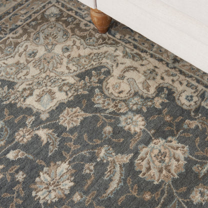 Nourison Home Living Treasures  Grey Ivory  Traditional