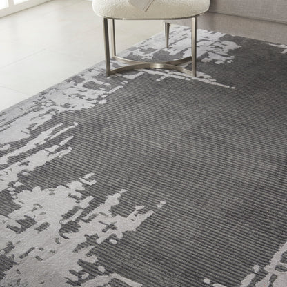 Nourison Home Symmetry  Grey Beige  Contemporary