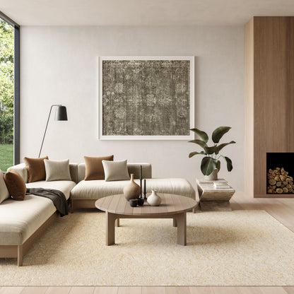 Nourison Home Ambiance  Ivory Gold  Contemporary