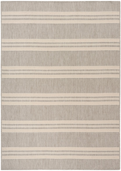 Nourison Home Horizon Indoor/Outdoor HOZ05 Grey Contemporary Power-loomed Rug
