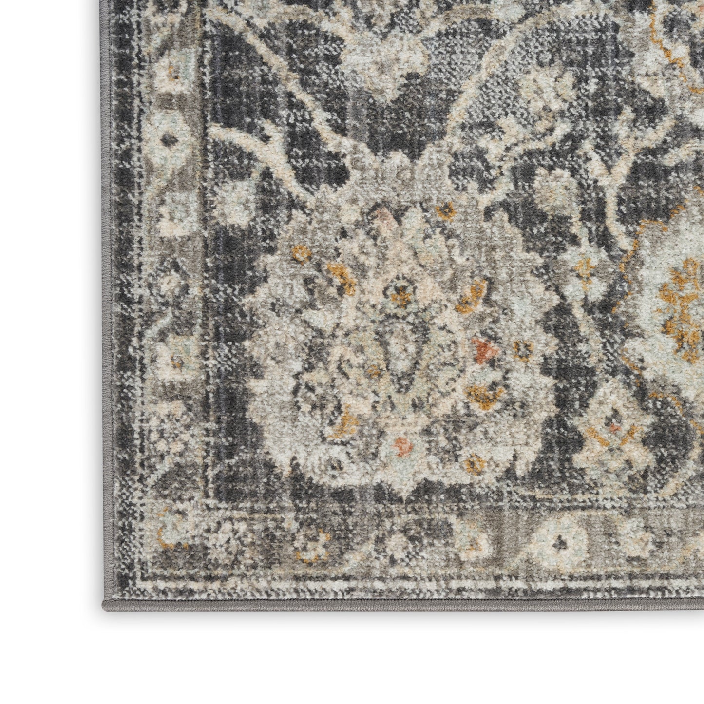 Nourison Home Oushak Home  Charcoal  Traditional