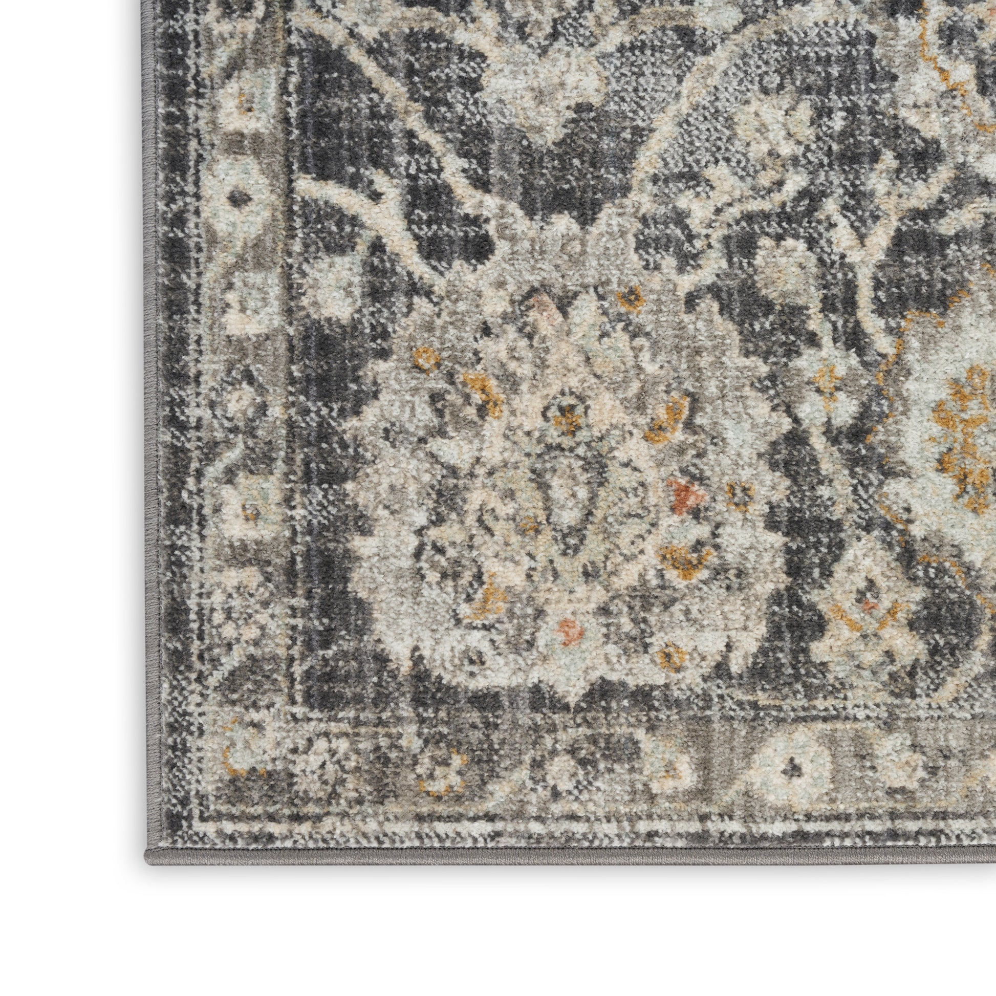Nourison Home Oushak Home  Charcoal  Traditional