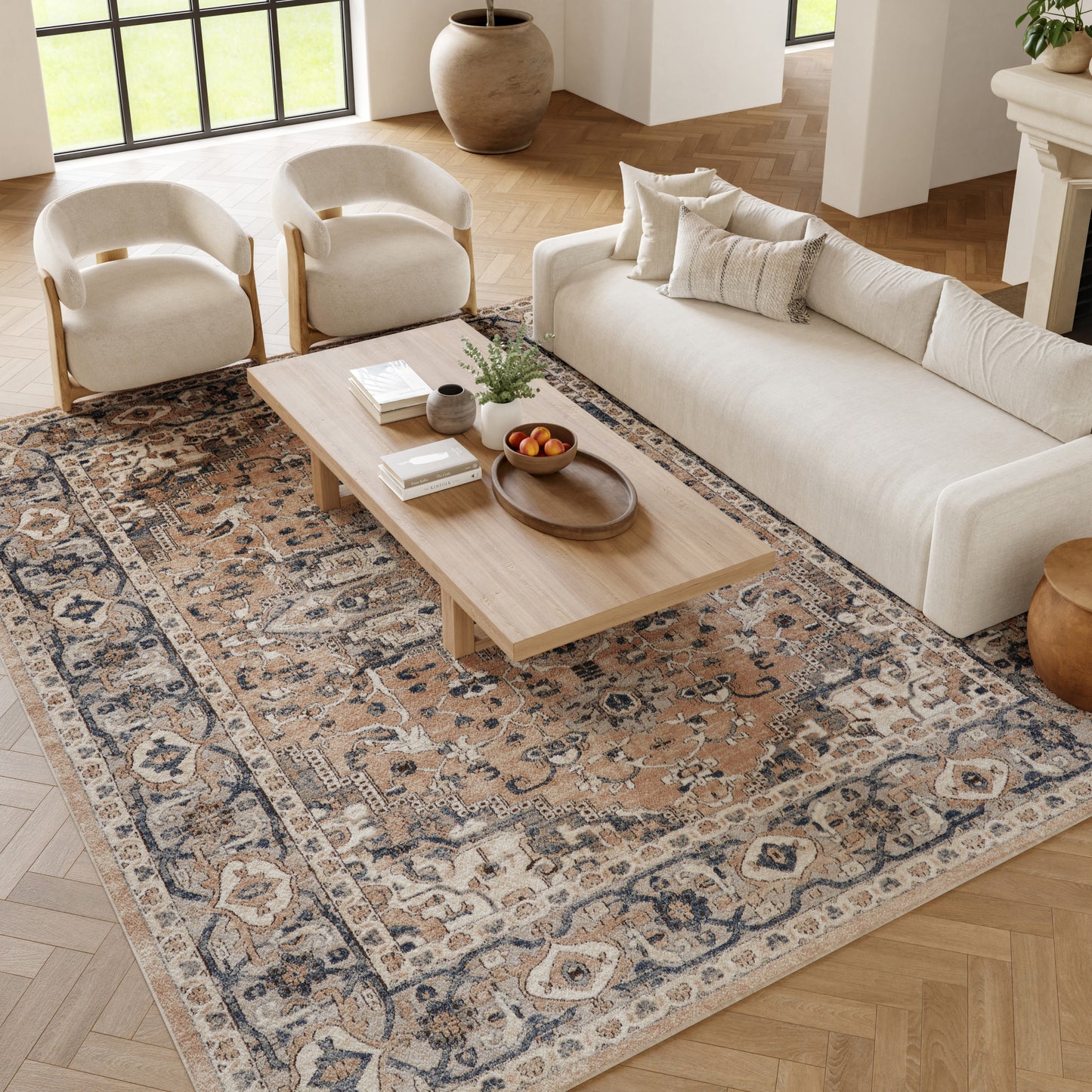 Nourison Home Quarry  Beige Grey  Transitional