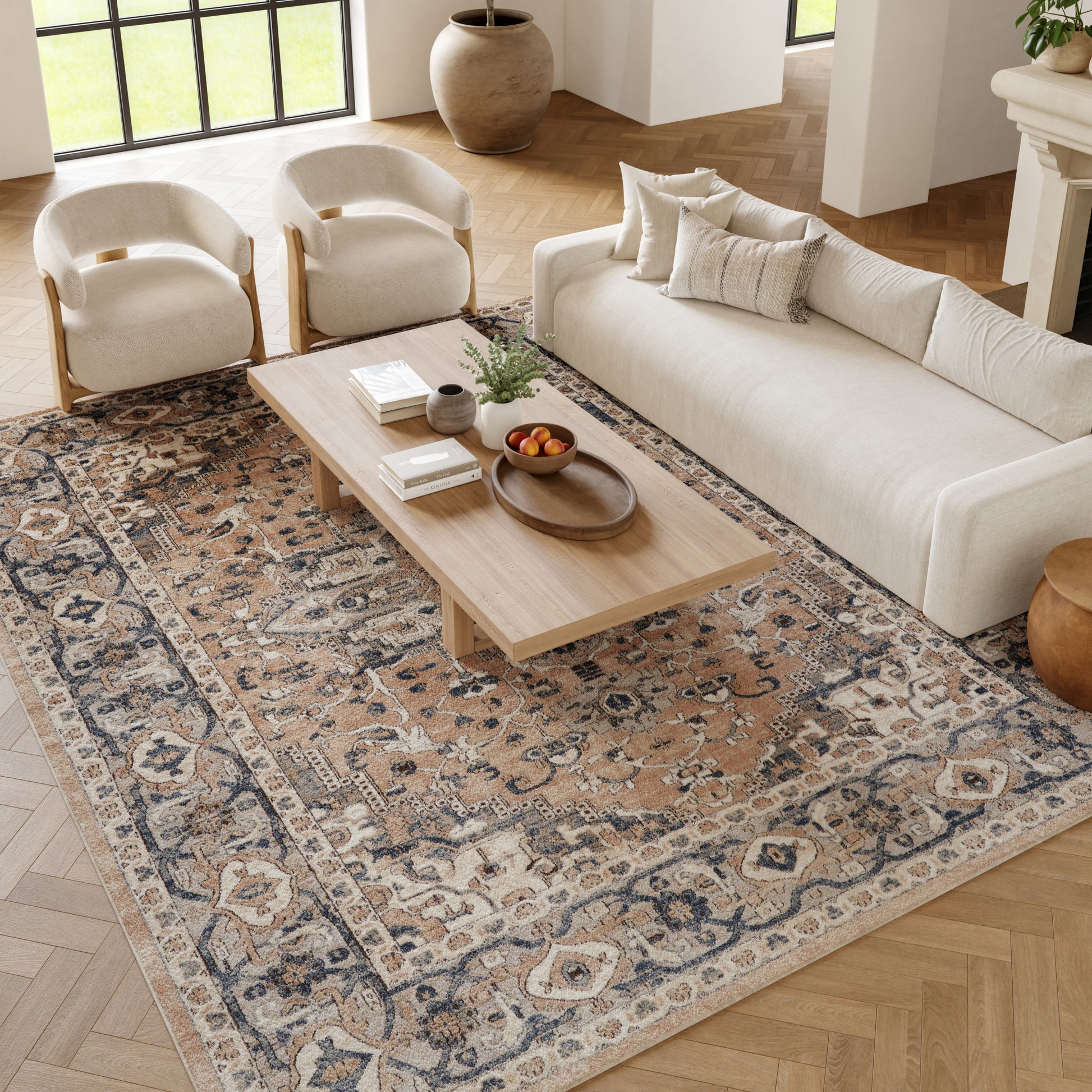 Nourison Home Quarry  Beige Grey  Transitional