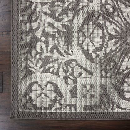 Nourison Home Aruba  Ivory Grey  Transitional