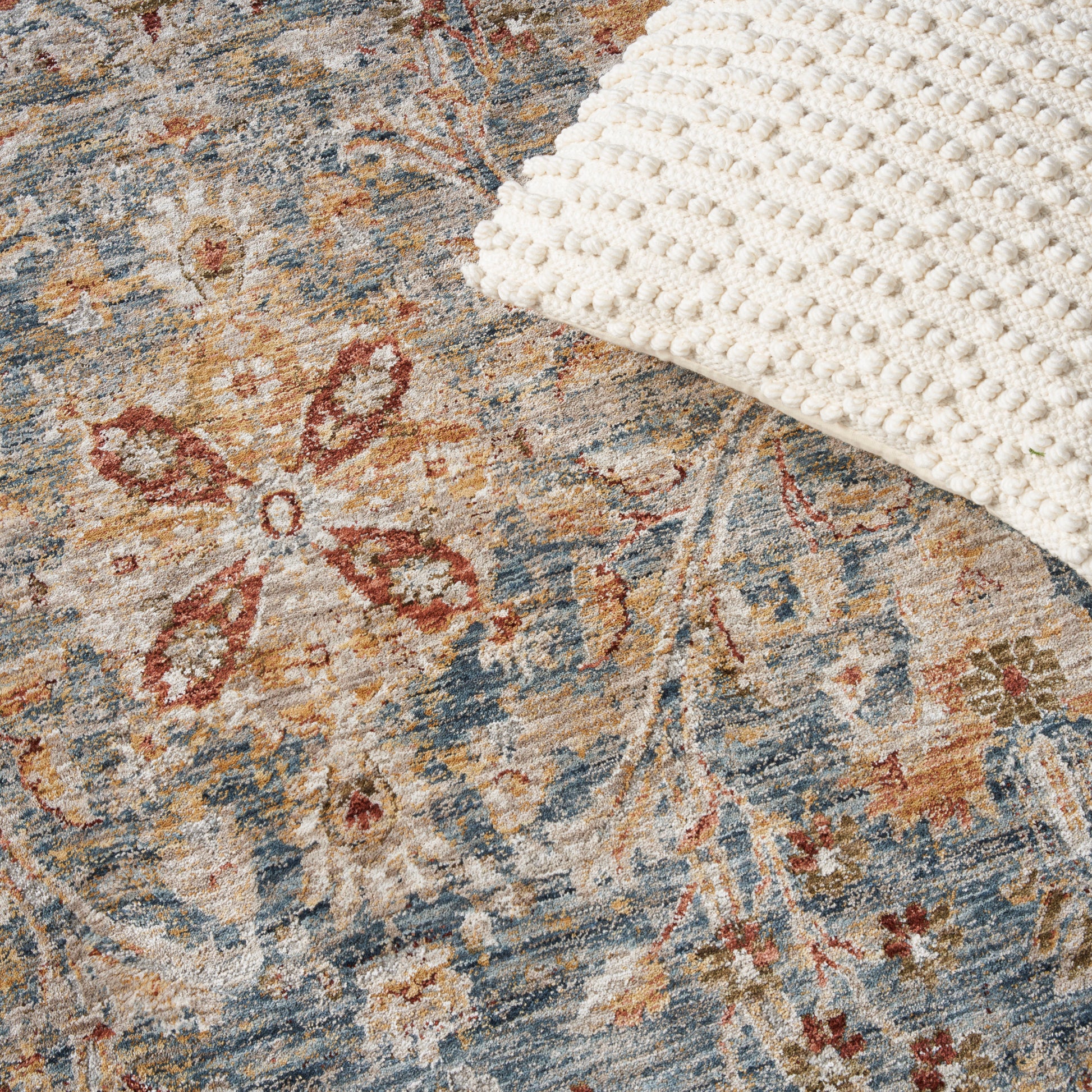 Nourison Home Sahar  Blue  Traditional