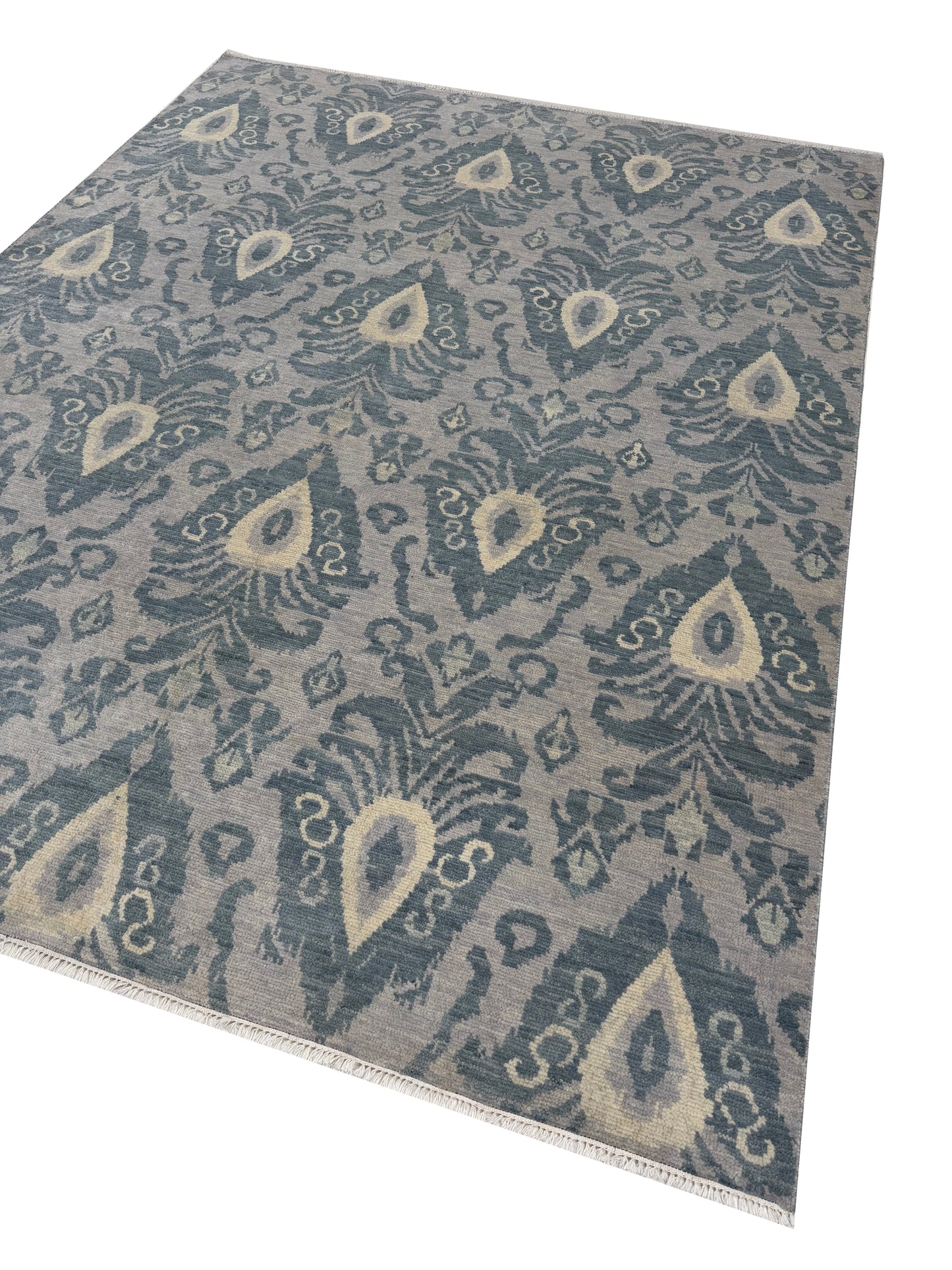 Artisan Samara Silver Transitional Knotted Rug