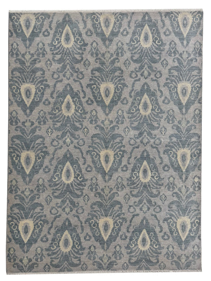 Artisan Samara Silver Transitional Knotted Rug