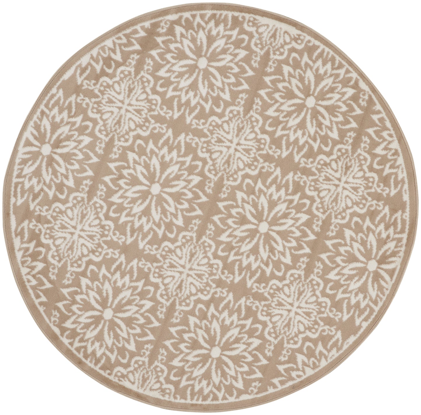 Nourison Home Jubilant JUB06 Taupe Transitional Power-loomed Rug