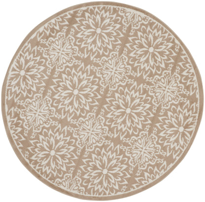 Nourison Home Jubilant JUB06 Taupe Transitional Power-loomed Rug